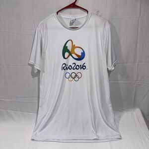 2016 Rio Olympics Paralympics T-Shirt Men’s XL Shirt Olympic Sports White
